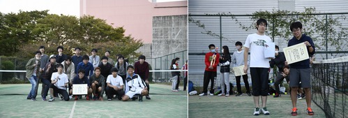 吹田祭テニス大会で準優勝を収めました。