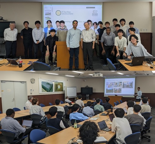 UCSDのAditya Arun氏に「RF sensing for robotics and AR/VR」というタイトルで講演して頂きました。